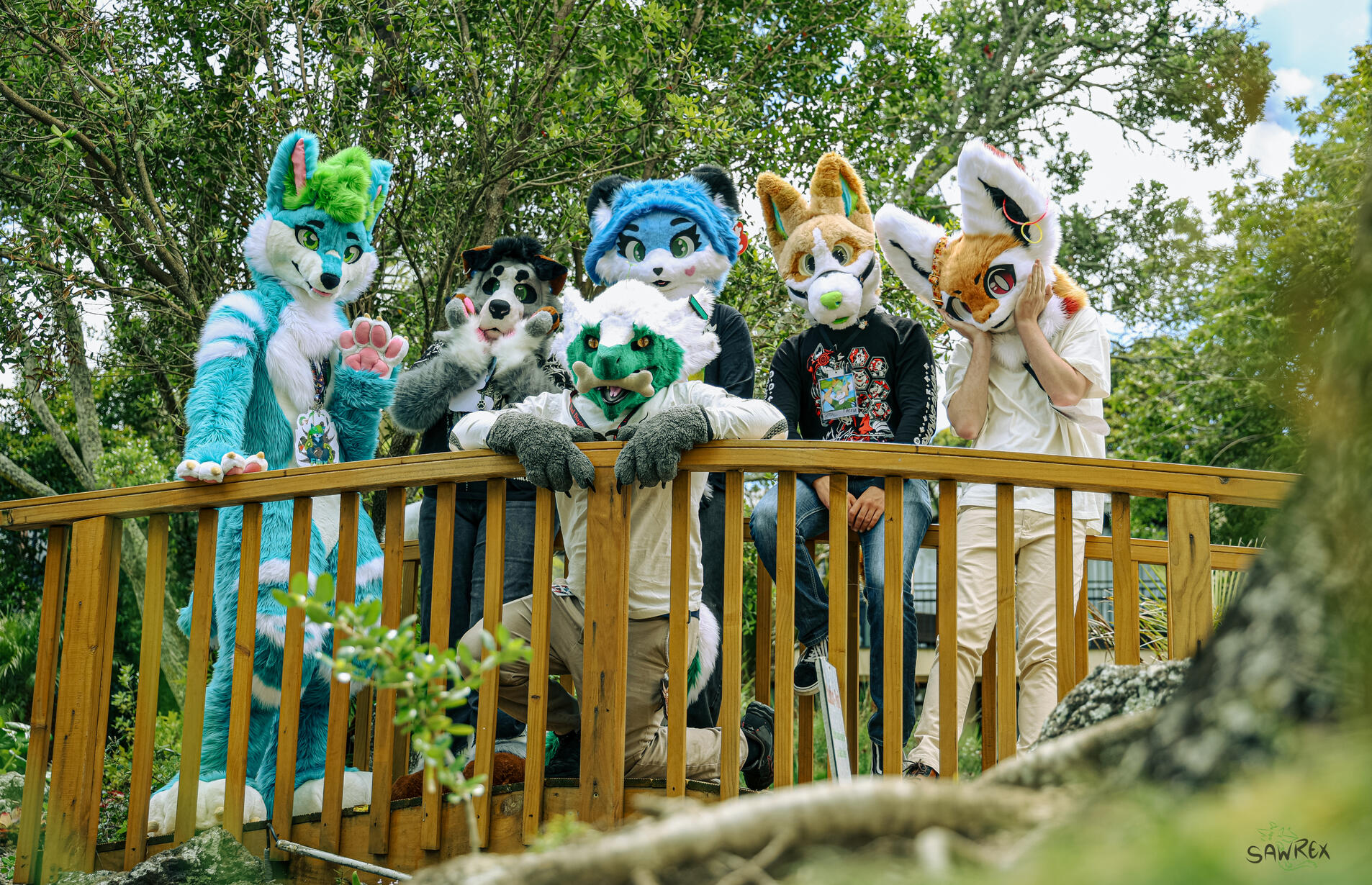 Some of the gang at Furconz Hotel 2024